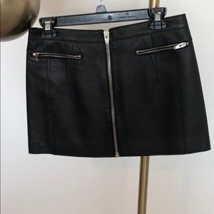 Alexander Wang Leather Mini Skirt NWT